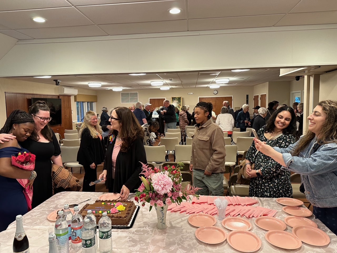Isatu Jallon at her scholarship celebration